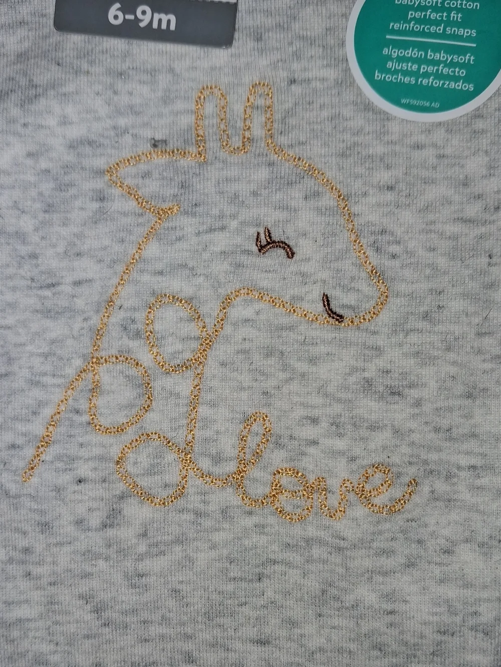 3 Pc Onesies 6-9 Months